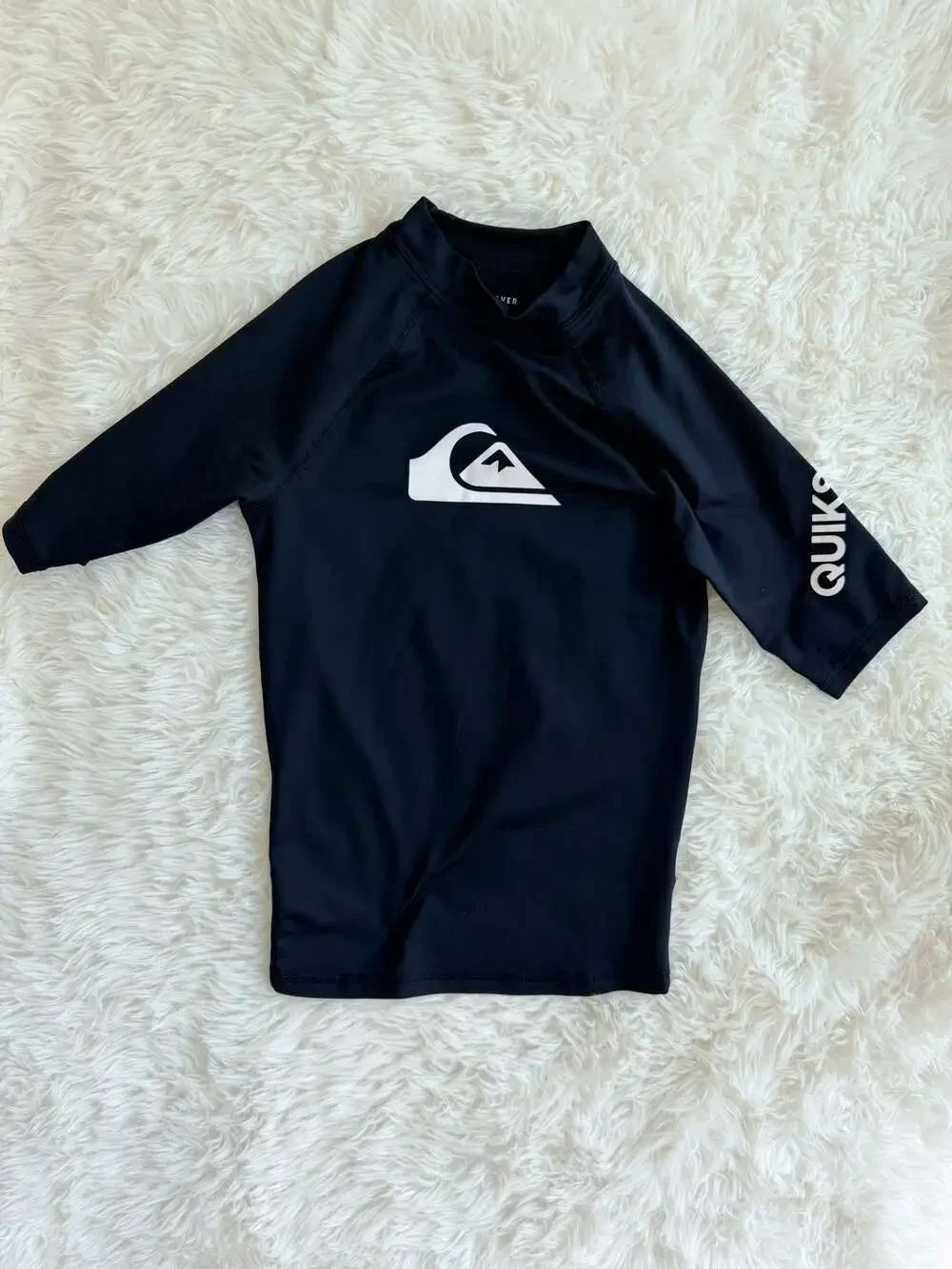Quiksilver Boys All Time Short Sleeve UPF 50 Rash Guard
